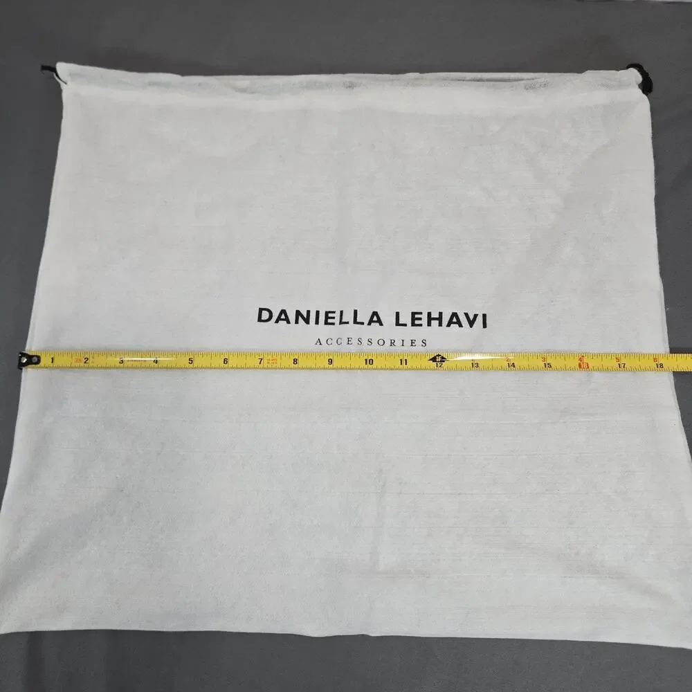 Daniella Lehavi Drawstring Dust Bag White Non Woven Storage Pouch 16x18